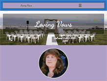 Tablet Screenshot of lovingvows.com